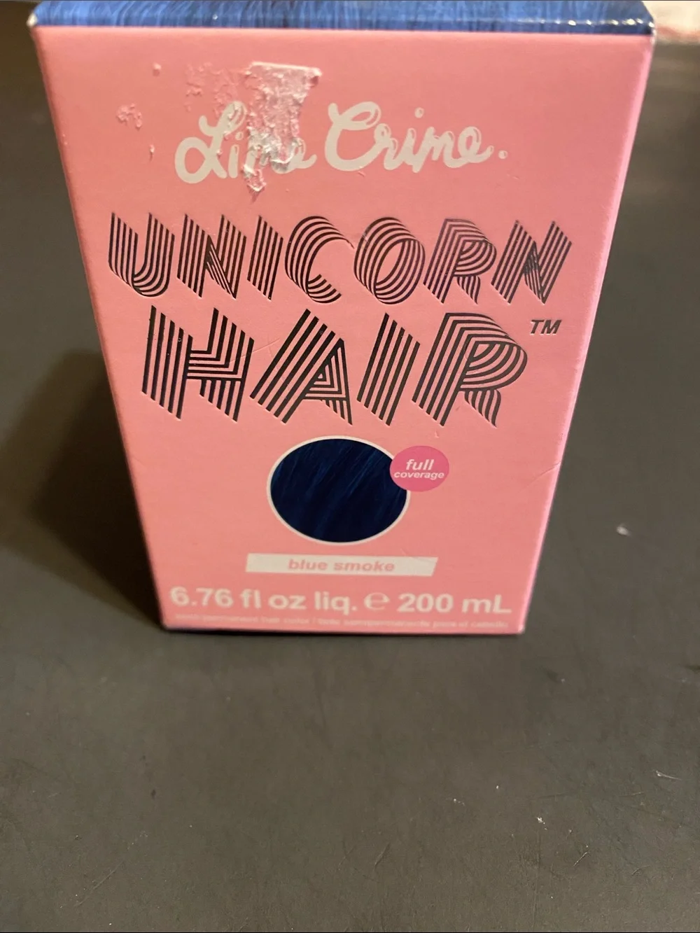 Lime Crime Unicorn Hair Dye - Blue Smoke